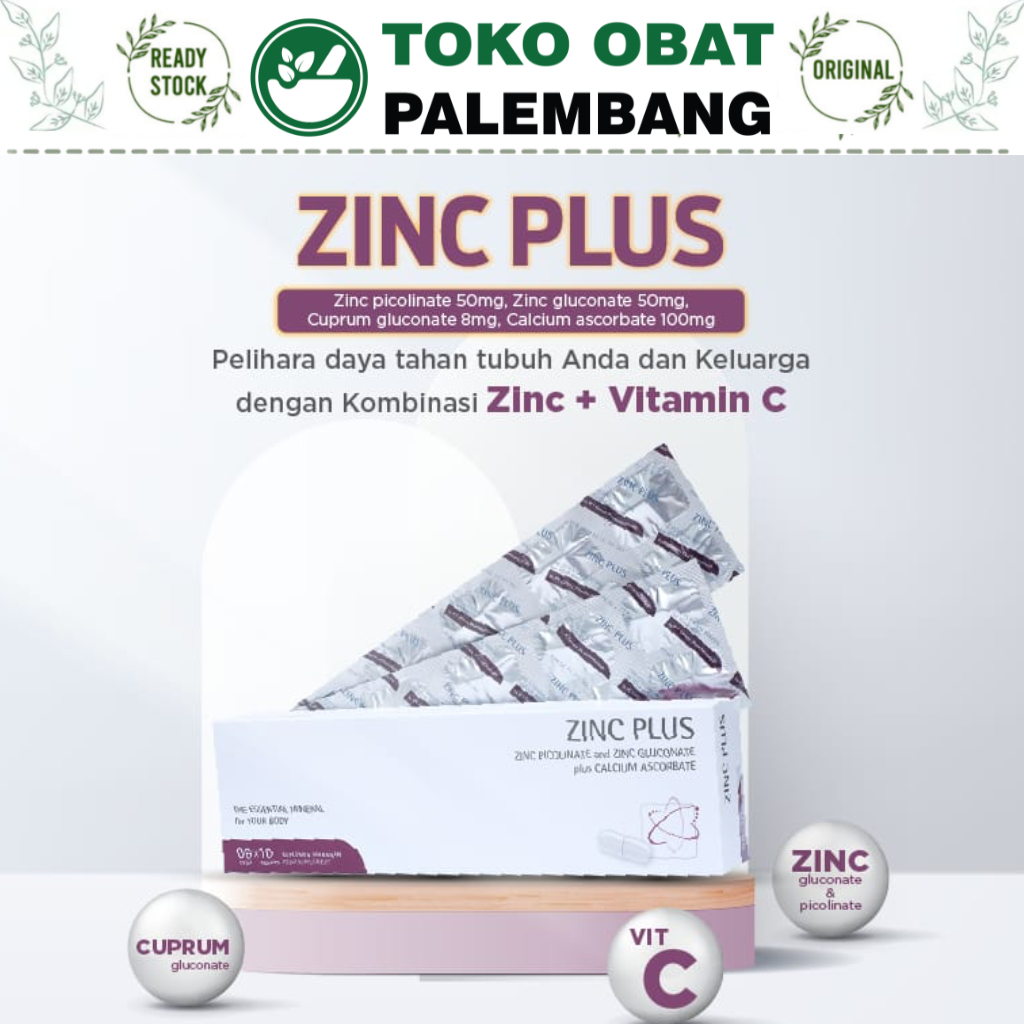 DERMAXP ZINC PLUS 6 STRIP X 10 KAPSUL VITAMIN C ZINC PICOLINATE ZINC GLUCONATE CALCIUM ASCORBATE CUP