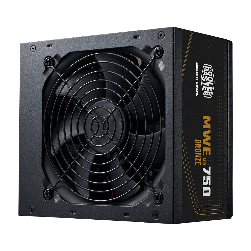 Cooler Master MWE Bronze 750W V3 ATX 3.1 PSU - Power Supply 750 Watt 80+ Bronze