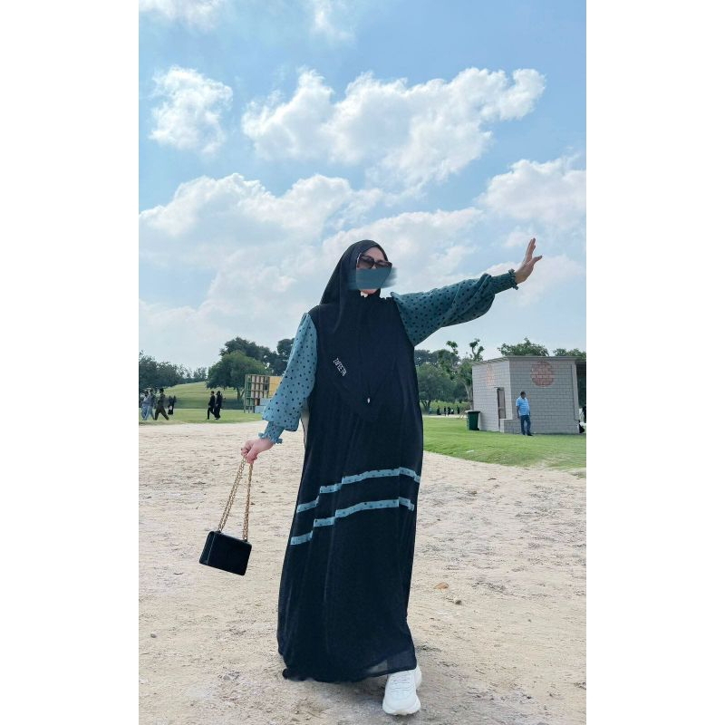 Abaya Syari LOVE HABIBATI SERIES BY ZAFEETRI