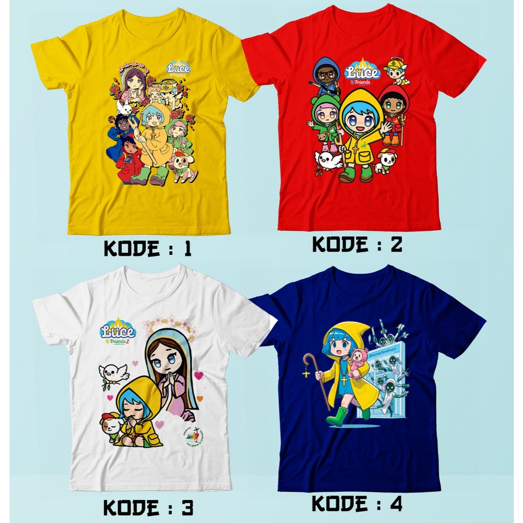 kaos katolik luce & friends yubileum 2025 / kaos luce and friends custom / kaos luce and friends cou
