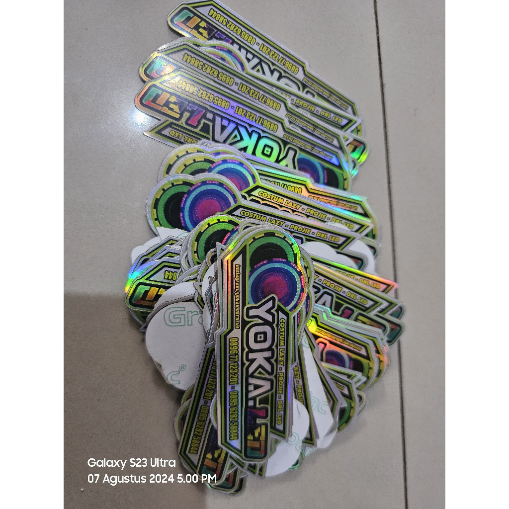 

STIKER HOLOGRAM FULL COLLOUR