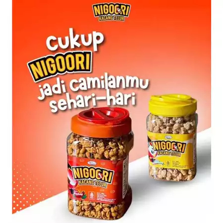 

TBMO KACANG TELUR NIGOORI/KACANG TELUR YARIS KEMASAN BARU TOPLES 300GR BAWANG/PEDAS
