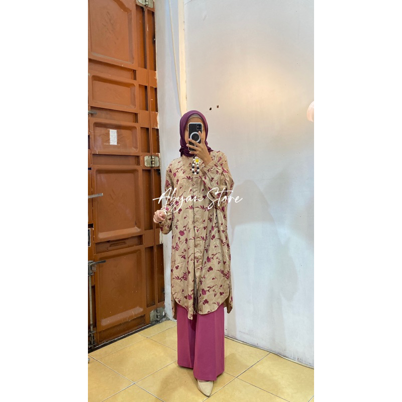 rasya tunic/tunik motif silk/tunik silk