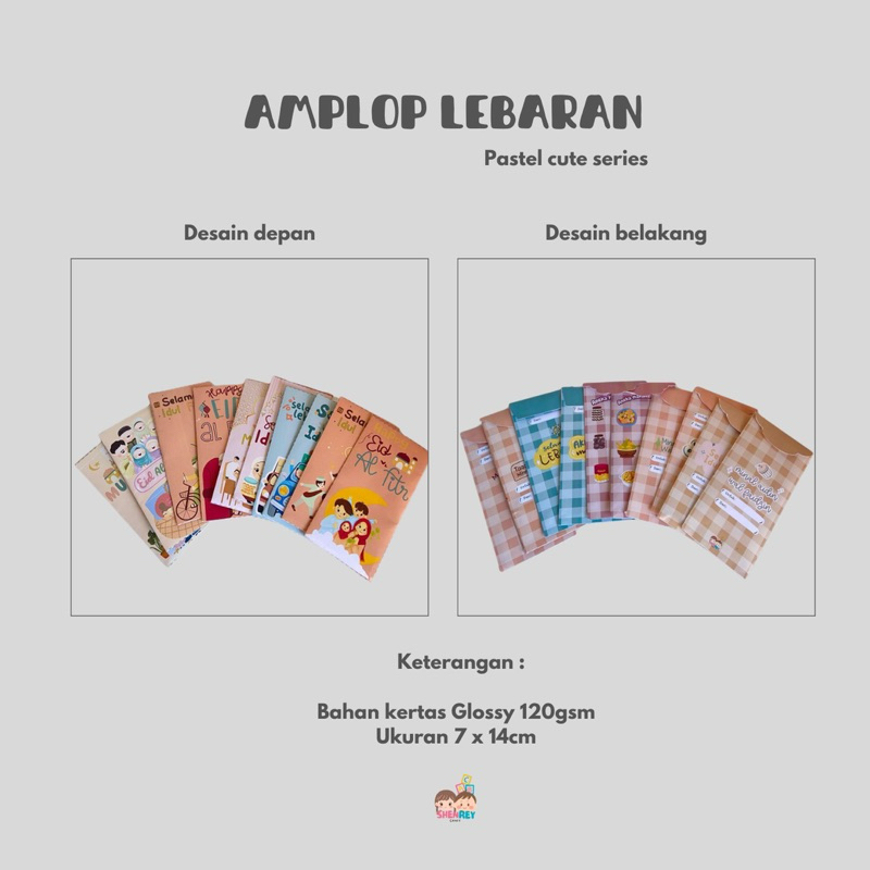 

Amplop Lebaran (Pastel cute) 1pak isi 10pcs