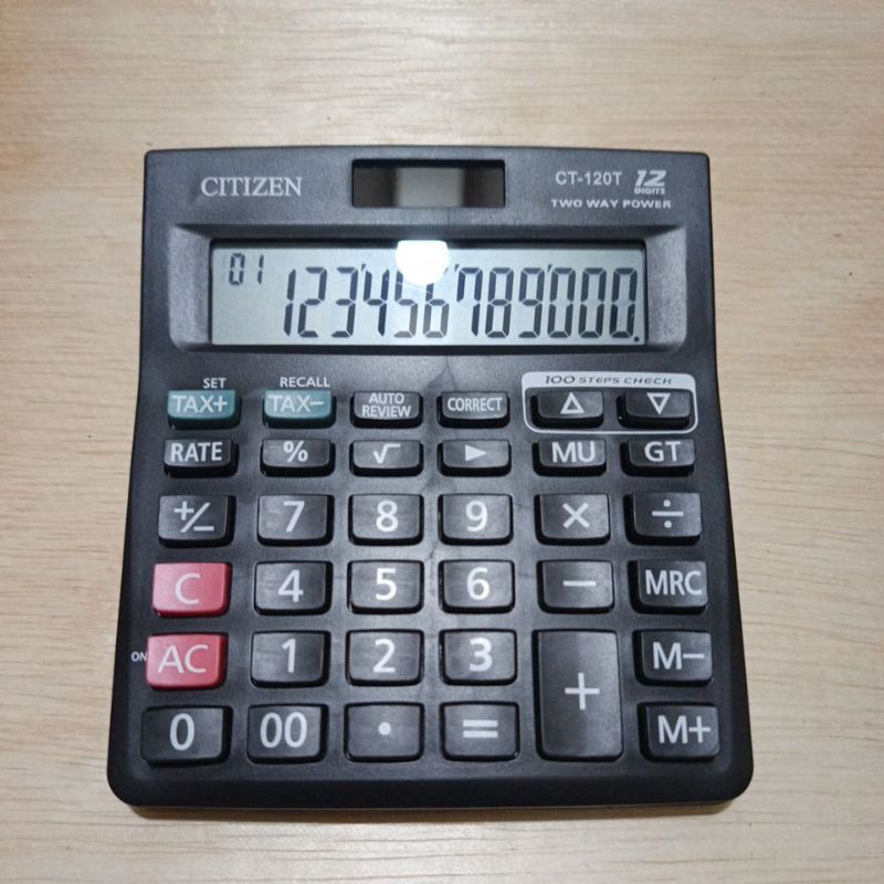 

calculator citizen ct-120T kalkulator CT 120 T 12digit