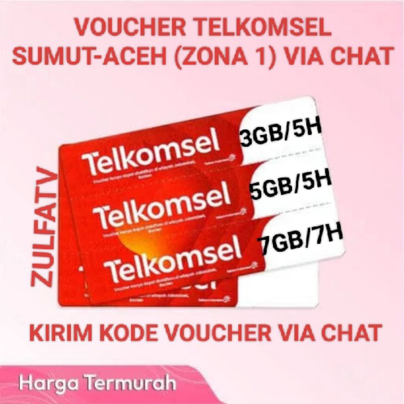VOUCHER TELKOMSEL SUMUT-ACEН TERMURAH VIA CHAT