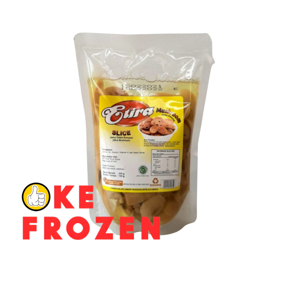 

ETIRA MUSHROOM WHOLE 250 GR JAMUR KANCING UTUH