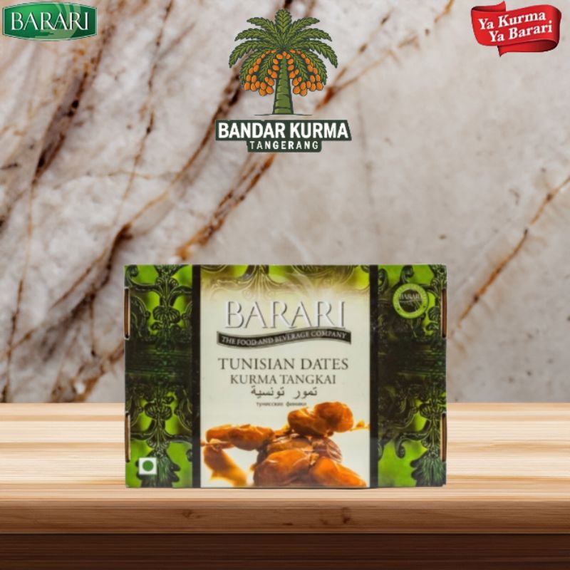 

Kurma Barari Deglet Nour Branched (Tangkai) 2KgTunisia