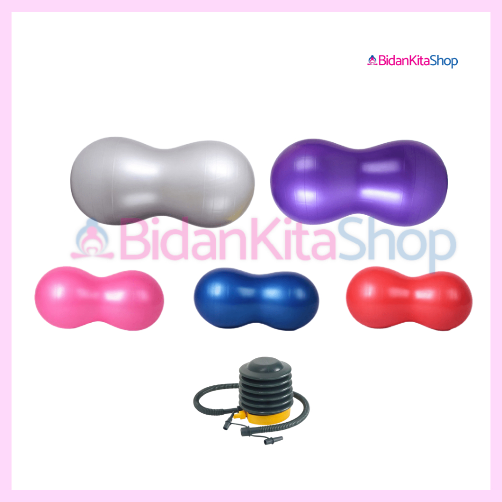 Peanut Ball / Gym Ball / Birthing Ball / Bola Persalinan / Bola Ibu Hamil - Bidan Kita