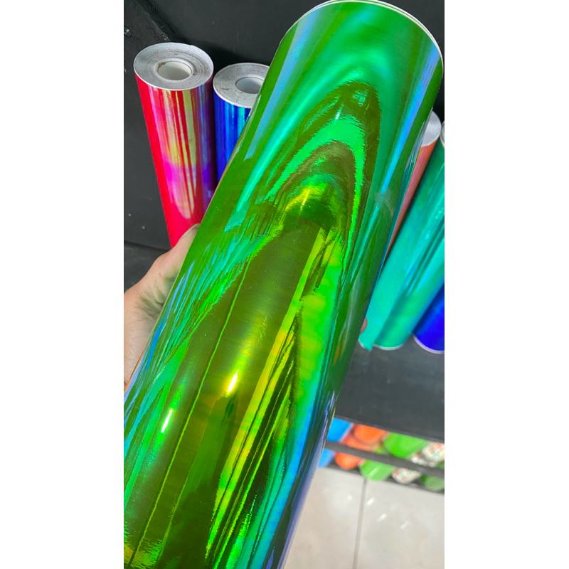 Skotlet pelangi transparan warna warni skotlet lampu motor dan mobil