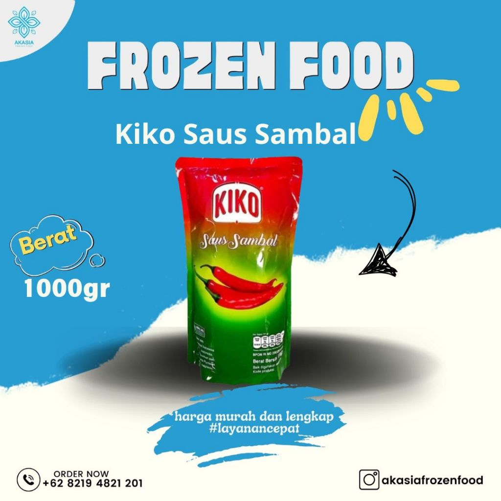 

Kiko Saus Sambal 500gr - 1kg