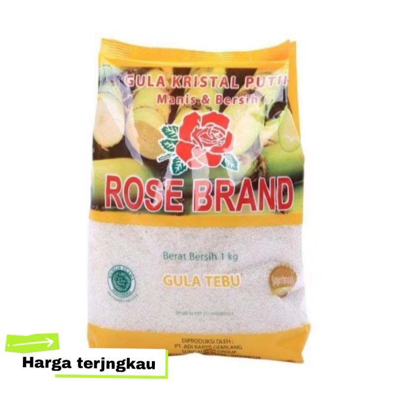 

GULA PASIR ROSE BRAND 1Kg.