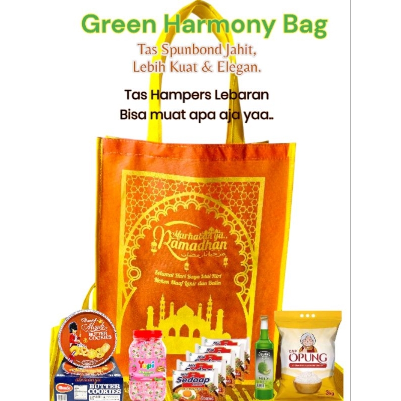 

Tas Spunbond Jahit untuk Hampers Lebaran, Kain Tebal, Kuat, Elegan,