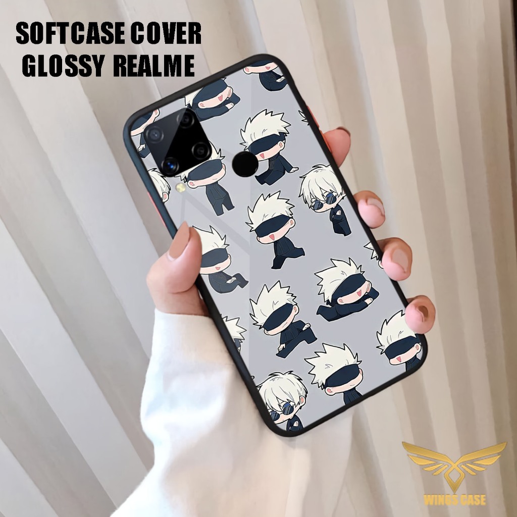 HM32 Case Glossy HD ( REALME C15/C12/C20/C21/C21Y/C3/C30/C31/C33 ) dan ( ALL TYPE ) Kamera Protector