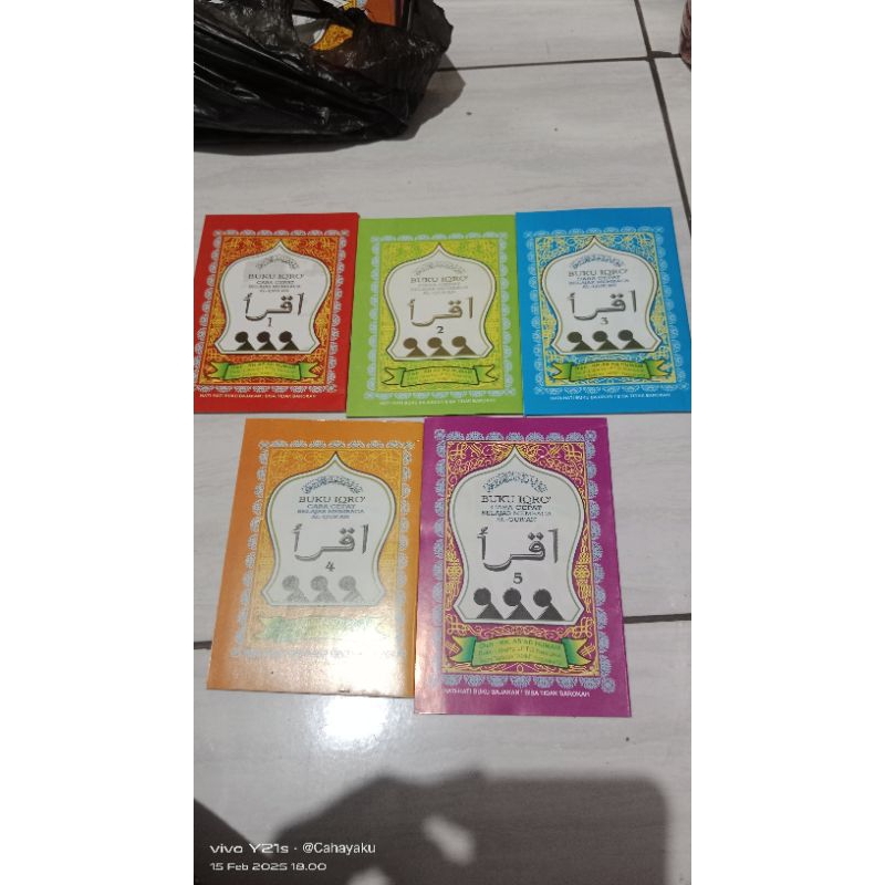 iqro' warna kecil 1-5