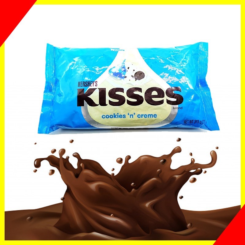 

Cokelat Snack Singapore [READYSTOCK EXP 12/25] | Hershey's Kisses Milk Chocolate Cookies n Creme 315g | Jajan Impor | Jastip Coklat Cokelat Coklat Original Oleh-Oleh Jastip S