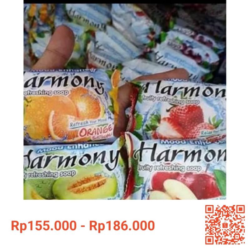 sabun mandi. harmoni paket 1 dus