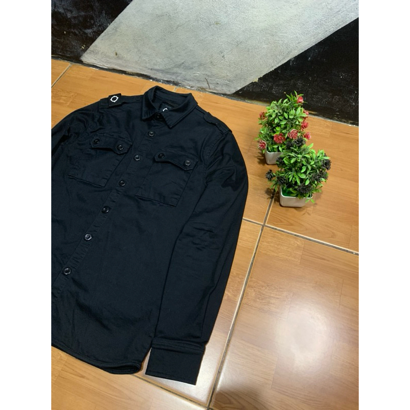 Ma.strum Overshirt Jet Black MAS3325