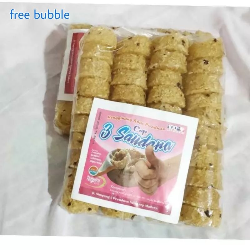 

Rengginang lorjuk khas madura isi 40 Free bubble