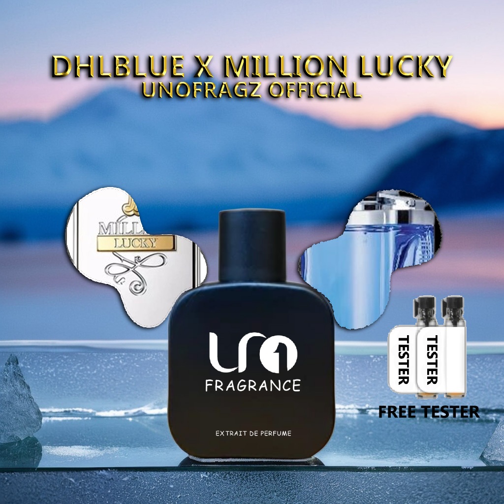 UNOPERFUME Dunhillblue Mix Million Lucky | Parfum Pria Wangi Tahan Lama Extrait De Perfume