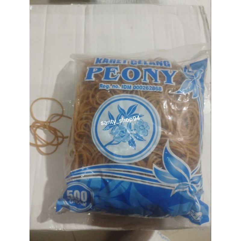 

Karet gelang Peony kuning isi 500gram