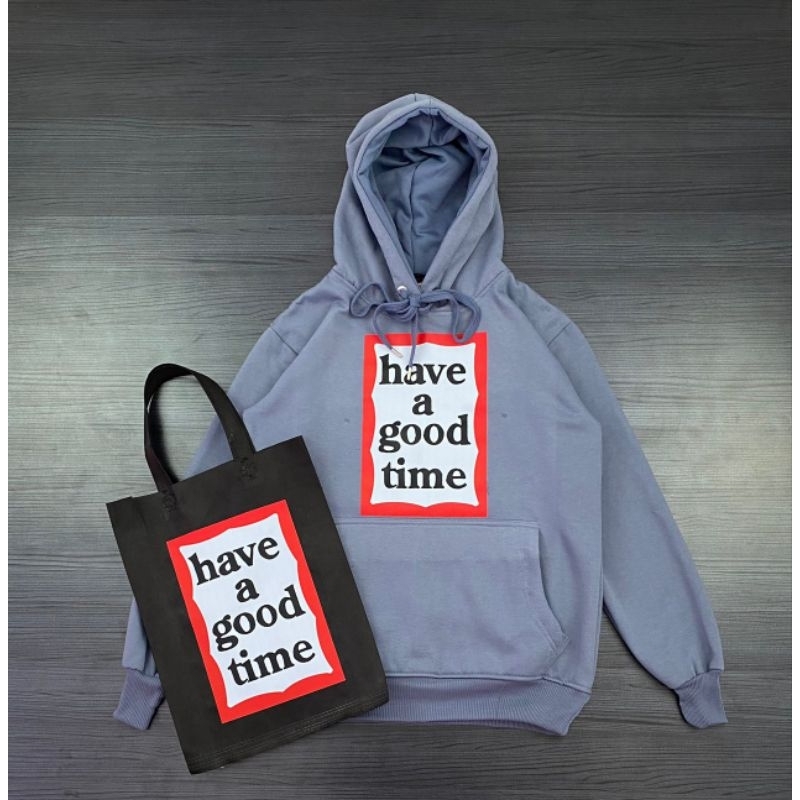 HOODIE HAVE A GOOD TIME HAGT BLUE