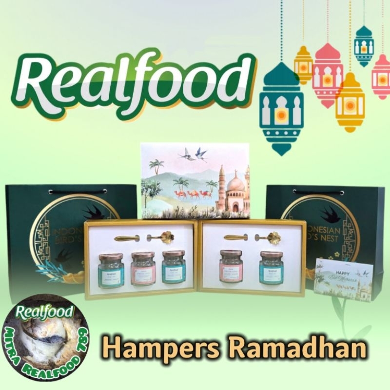 

Hampers Realfood Edisi Lebaran Idul Fitri Ramadhan ( 2/3 Jar Ramadhan Birdnest ) Isi Minuman Sarang Burung Walet & Chicken Bone Broth