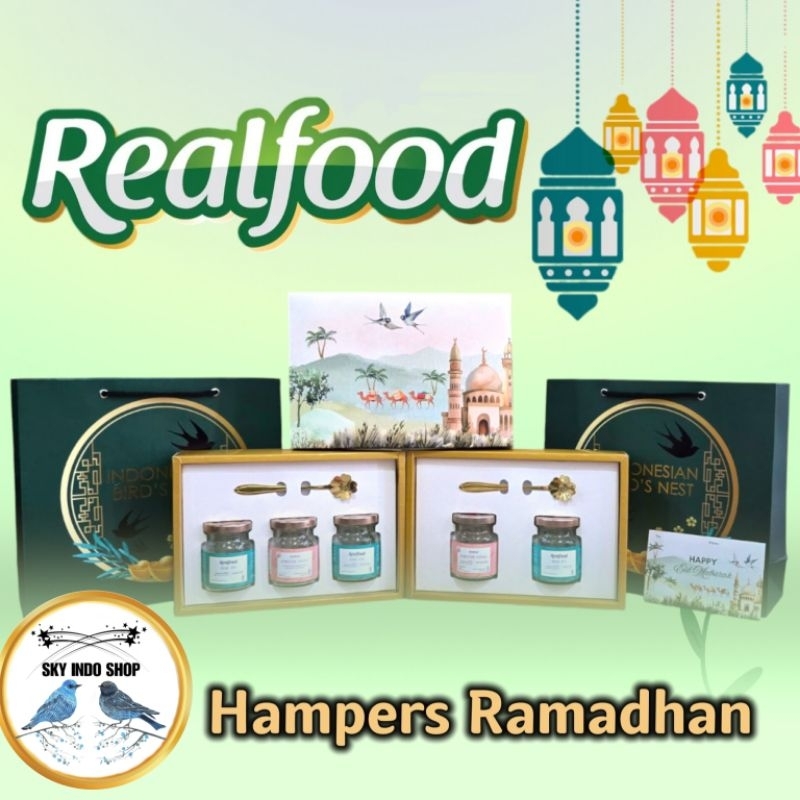 

Hampers Realfood Edisi Lebaran Idul Fitri Ramadhan ( 2/3 Jar Ramadhan Birdnest ) Isi Minuman Sarang Burung Walet & Chicken Bone Broth
