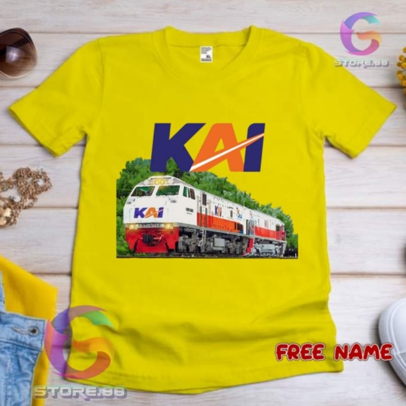 BAJU ANAK KERETA API KAOS ANAK
