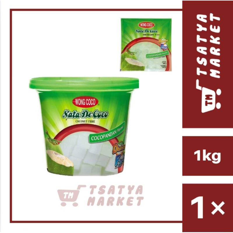 

[PROMO RAMADHAN] WONG COCO NATA DE COCO DUGAN SLICE 800GR / 1KG