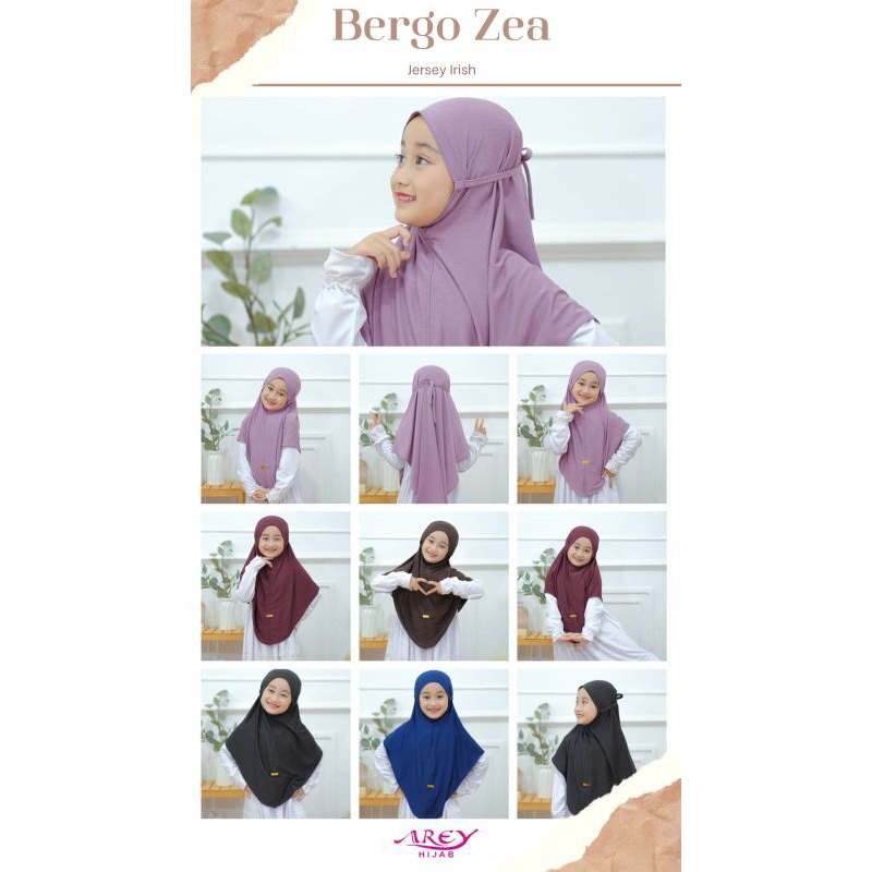 AREY Hijab Anak Bergo Zea Jersey Irish