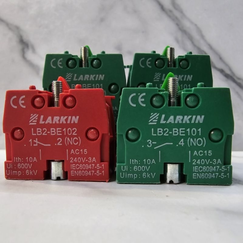KONTAK BANTU NO/NC LB2-BE101 NO / LB2-BE102 NC LARKIN