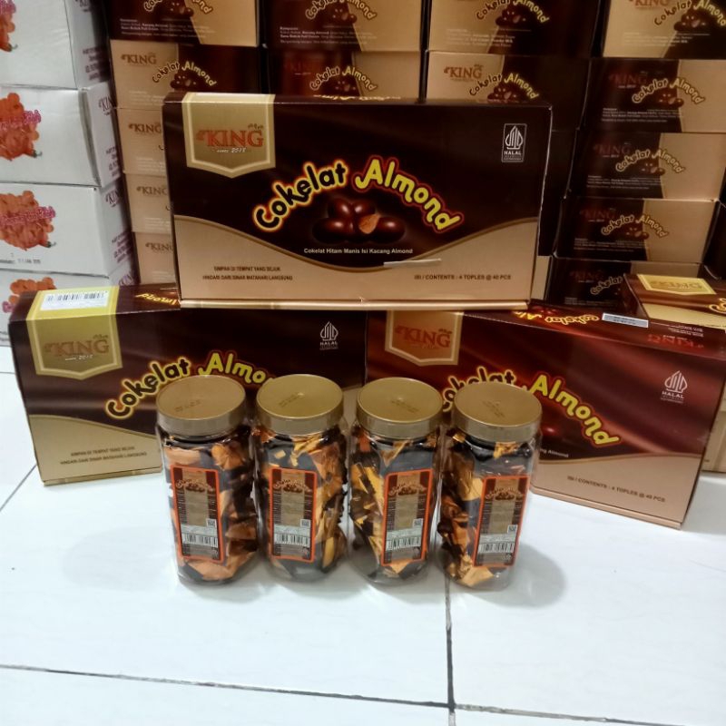 

cokelat d'KING ALmond coklat premium