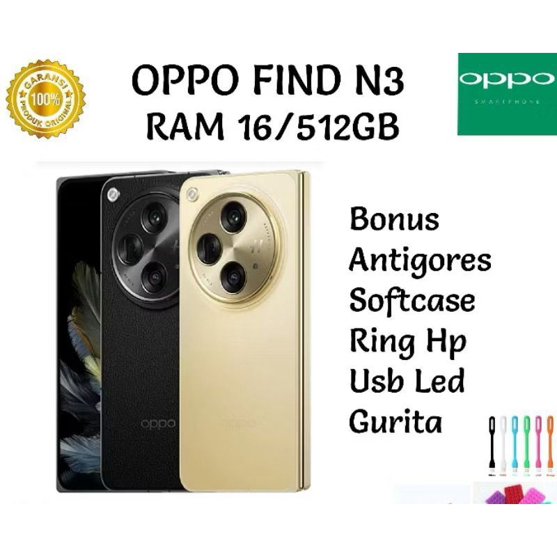 OPPO FIND N3 RAM 16/512GB GARANSI OPPO RESMI INDONESIA