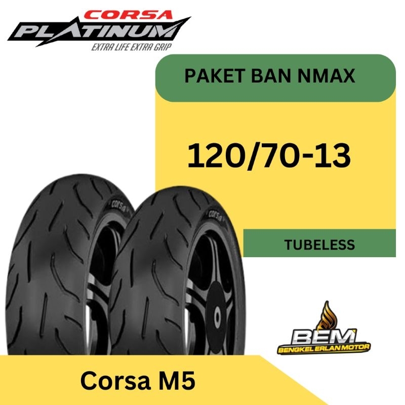 Ban Nmax Ring 13 Corsa Platinum M5 120/70/13 Ban Nmax