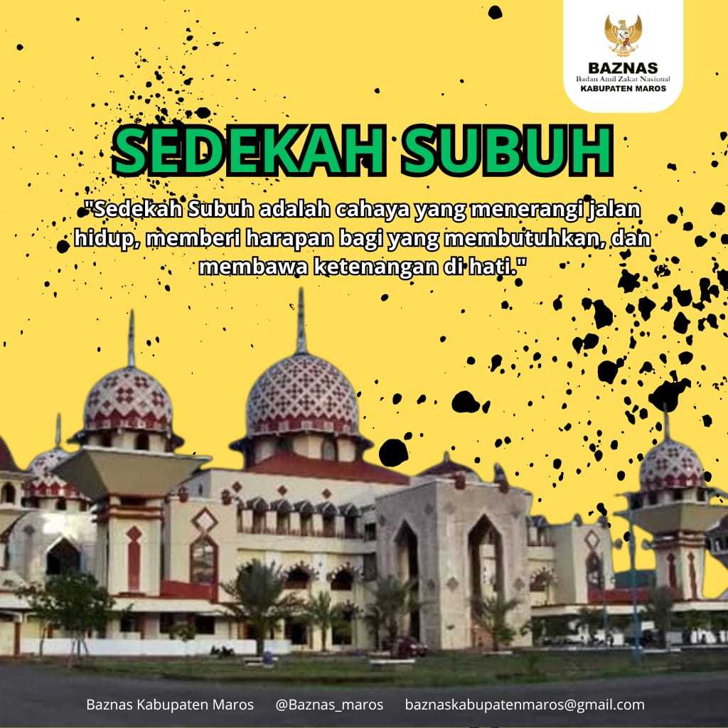 SEDEKAH SUBUH BAZNAS