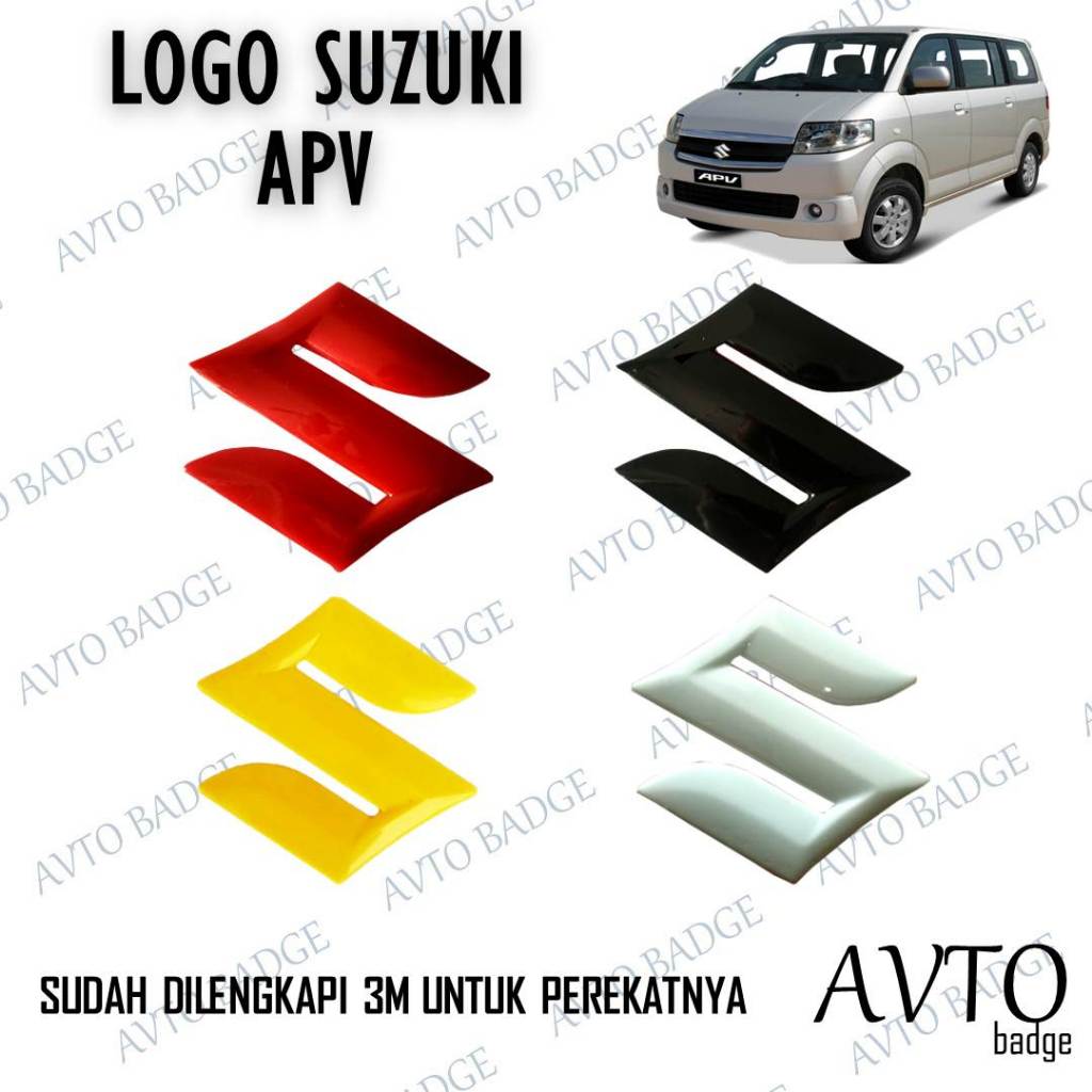 Emblem Logo Mobil Suzuki APV Depan Belakang - AVTO BADGE