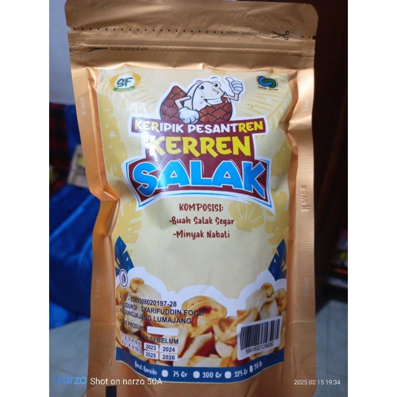 

Keripik Pesantren Kerren Salak 75 gr