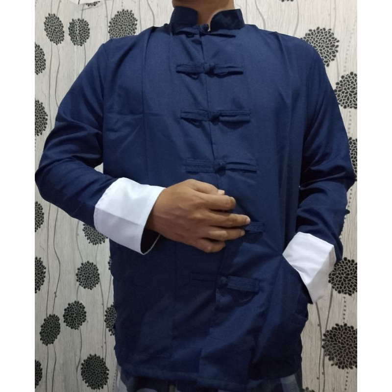 KEMEJA LENGAN PANJANG PRIA  CHEONGSAM