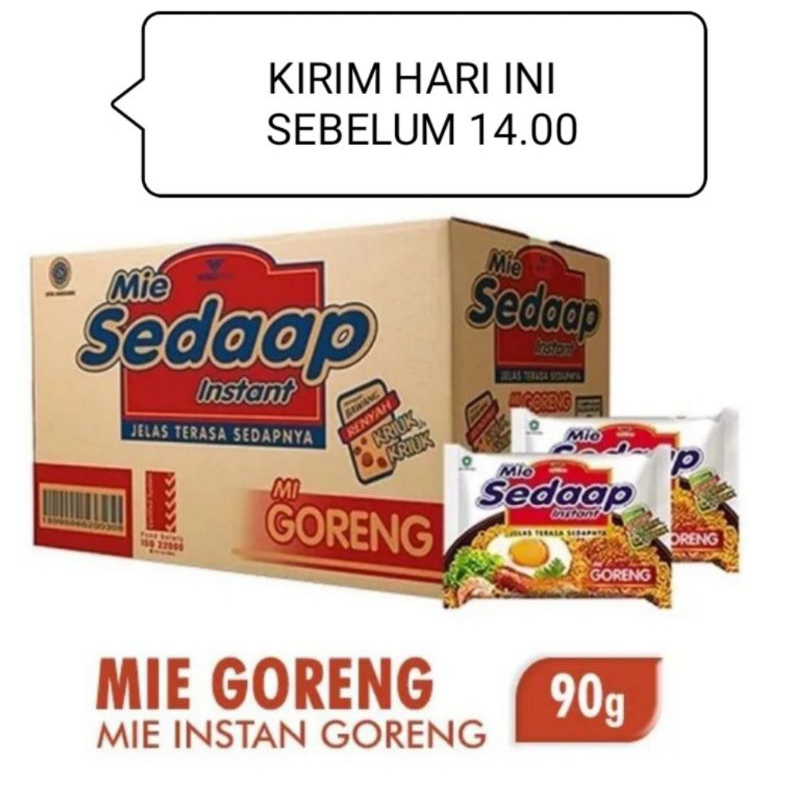 

Mie sedap goreng 40 X 90 gr