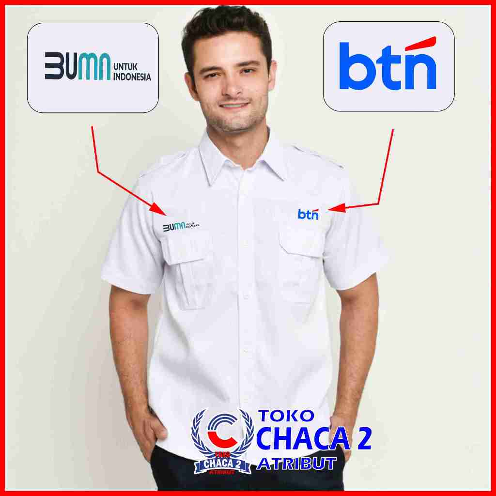 KEMEJA BANK BTN / KEMEJA BUMN BANK BTN / BAJU BANK BTN / SERAGAM BTN / SERAGAM BUMN BTN