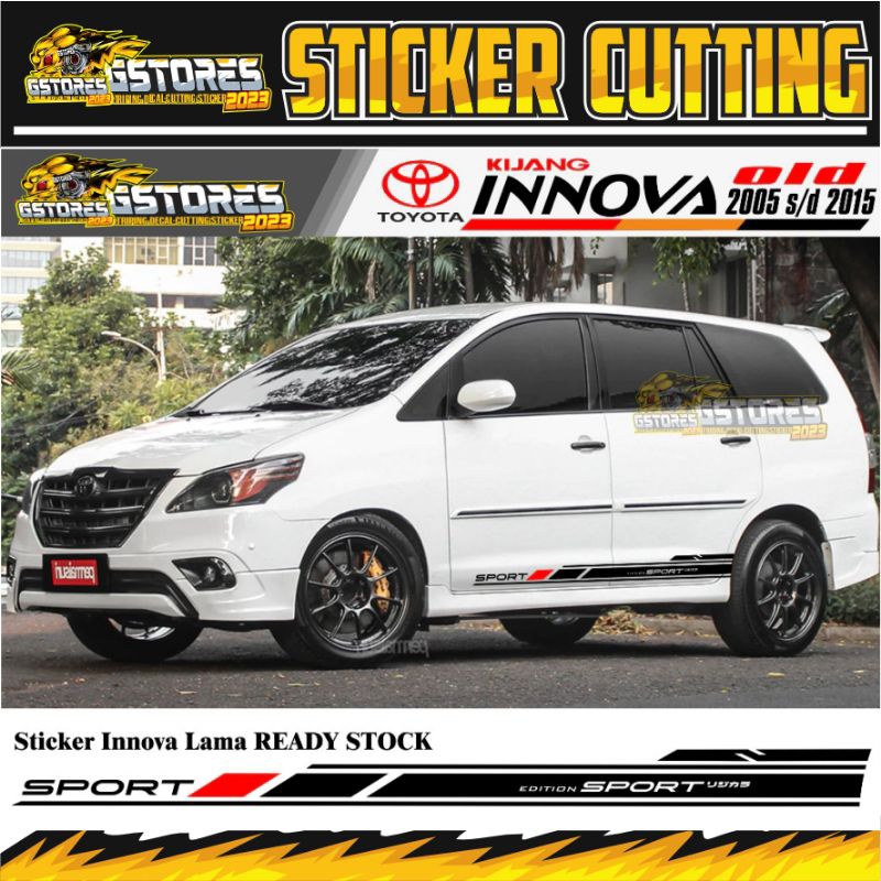 Sticker mobil Innova sticker list terlaris mobil Innova keren stiker mobil Innova termurah