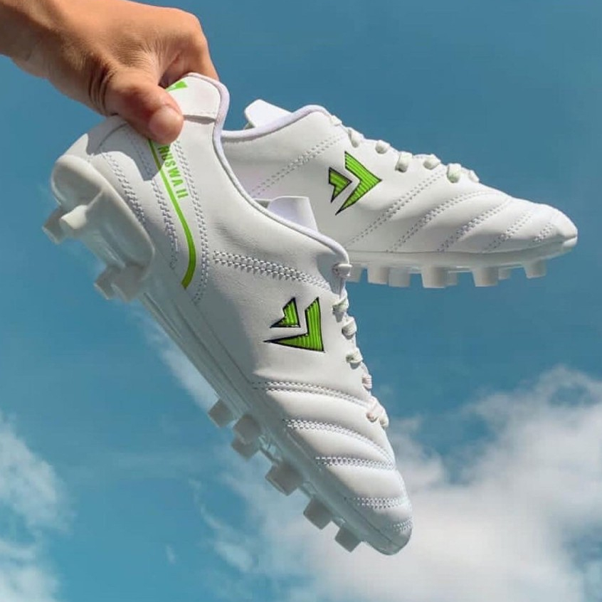 SEPATU BOLA SEVSPO NUSWA II WHITE VOLT ORIGINAL 100% BISA COD