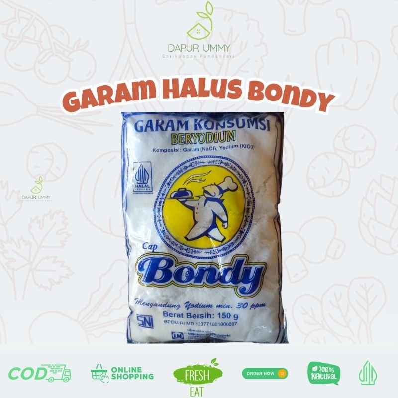 

BONDY • Garam Halus 150g • isi 3pcs