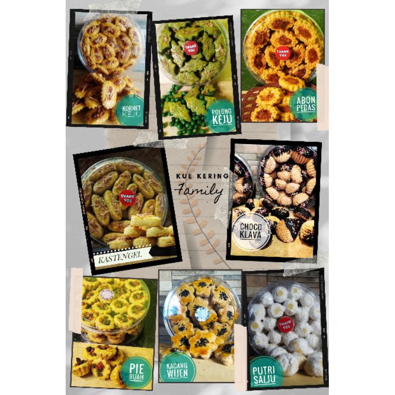 

Kue Kering Lebaran Idul Fitri Family Cookies