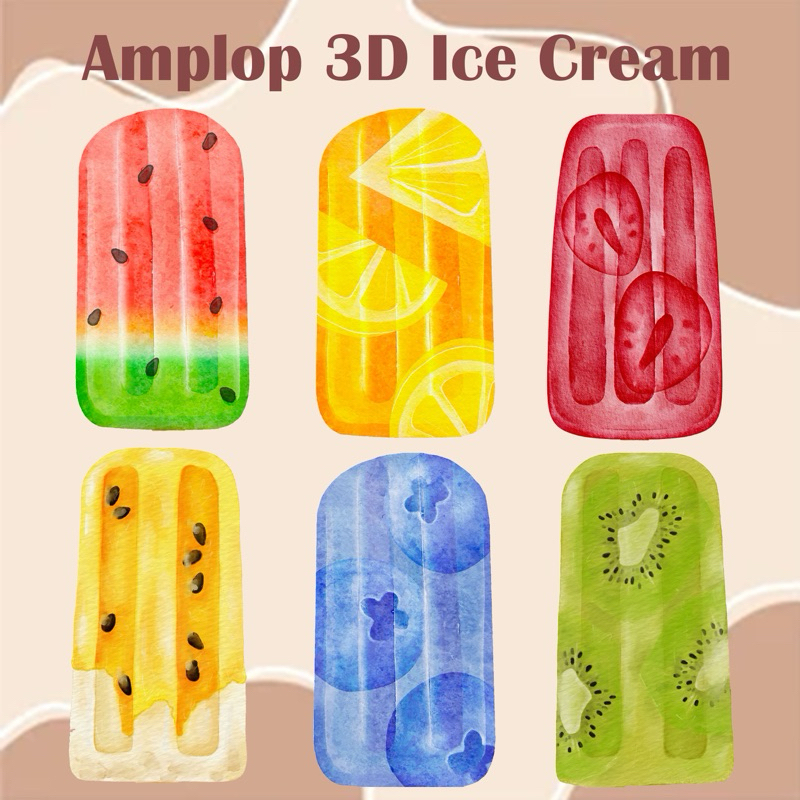 

Amplop Lebaran 3D Unik Edisi Es Krim/Amplop Lebaran Viral Lucu/Amplop Lebaran 2025