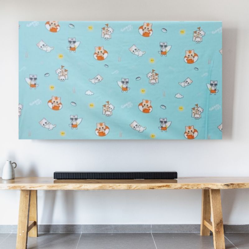 cover tv led sarung tv pelindung layar tv led 32inc