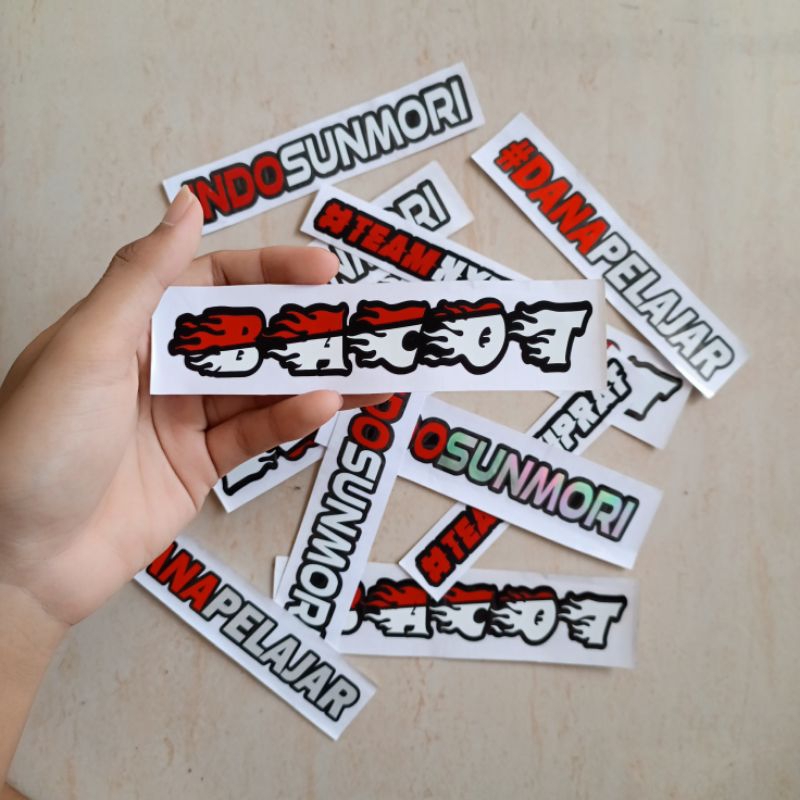 

Sticker Cutting BACOT ukuran 14 cm harga 5 ribu