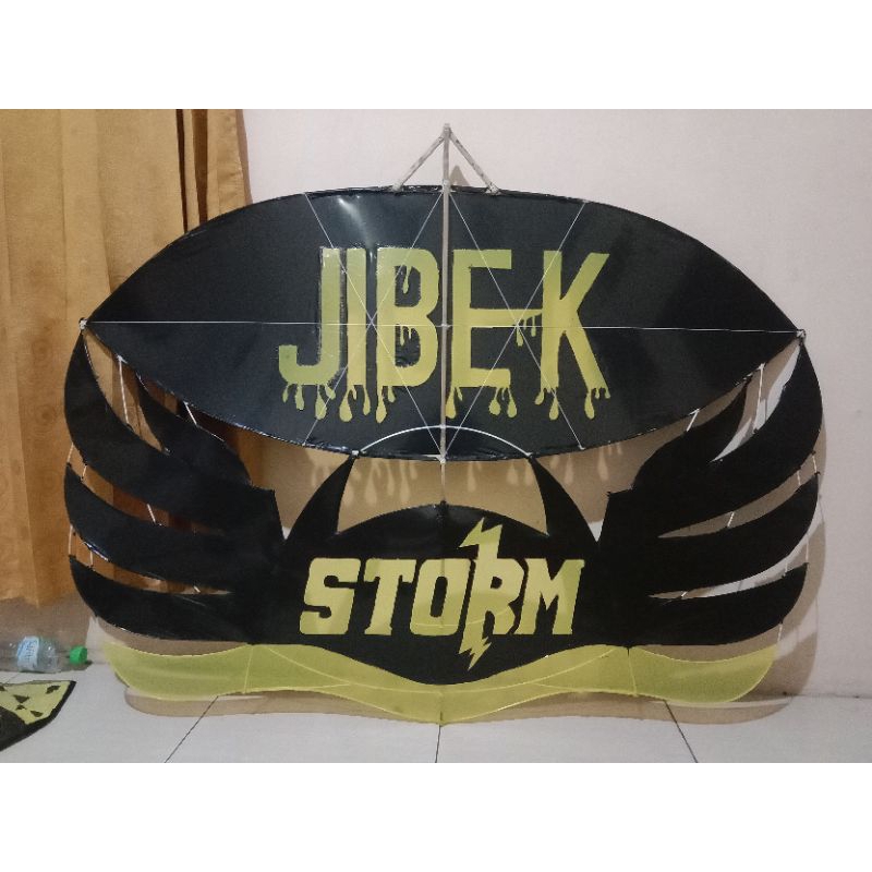 Layangan ram raman motif jibek bakalan 150cm