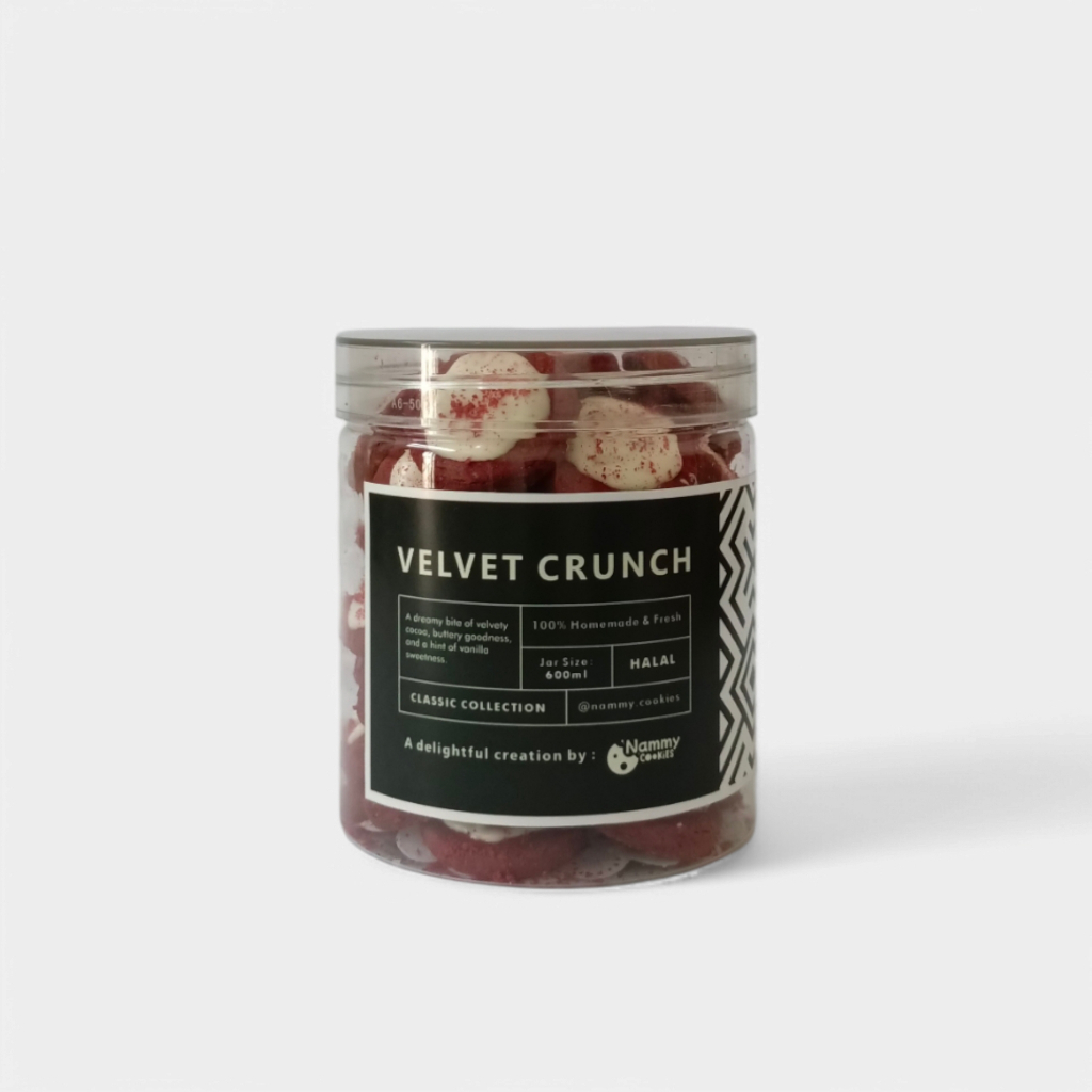 

Kue Kering Velvet Crunch | Red Velvet Cookies Renyah & Wangi